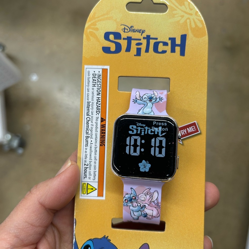 NWT Disney Stitch LED Watch
